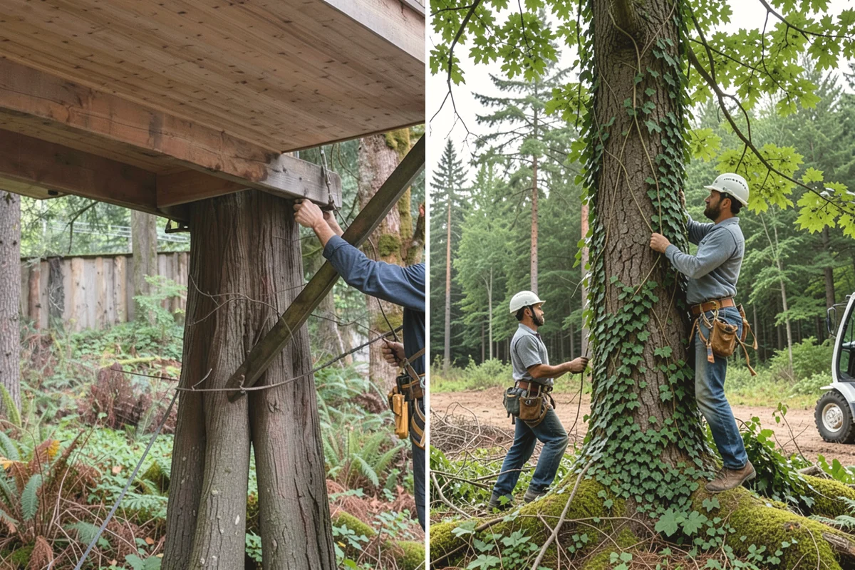 View Enhancement Pruning in La Conner, Skagit County, WA - Assess canopy condition and pruning objectives