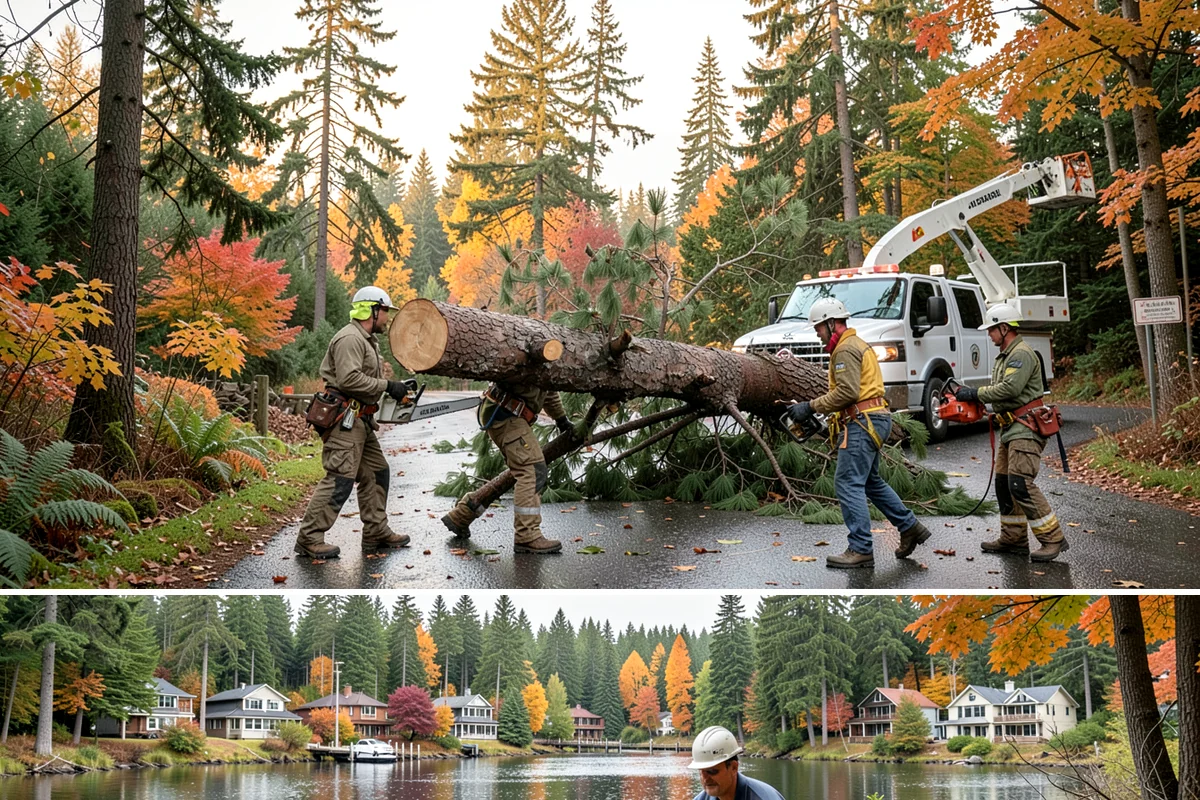 View Enhancement Pruning in La Conner, Skagit County, WA - This selective pruning should be timed to match specific species sensitivities in the Puget Sound climate while ensuring cuts are...