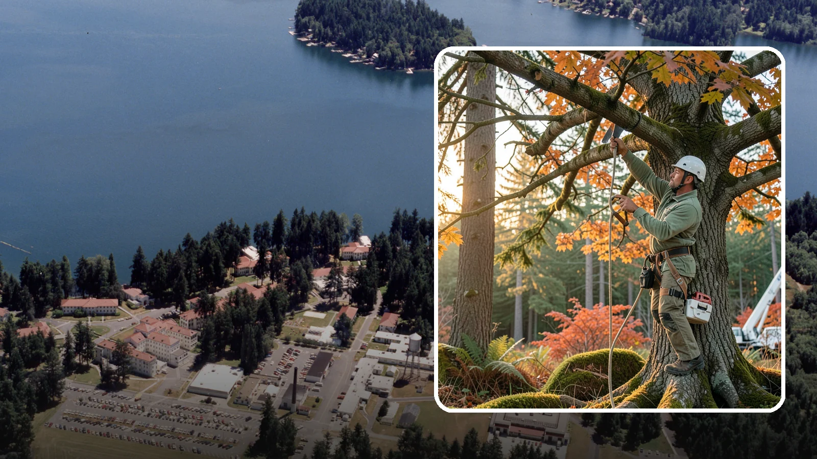 View Enhancement Pruning in Lakewood, Pierce County, WA - Selective pruning to open or improve a view while protecting tree health.
