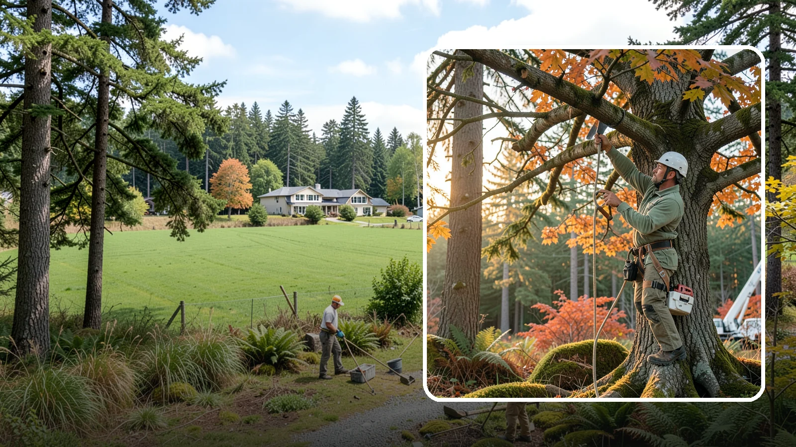 View Enhancement Pruning in Lyman, Skagit County, WA - Selective pruning to open or improve a view while protecting tree health.
