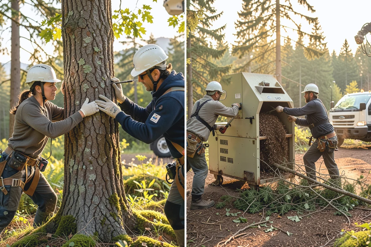 View Enhancement Pruning in Marysville, Snohomish County, WA - Assess canopy condition and pruning objectives