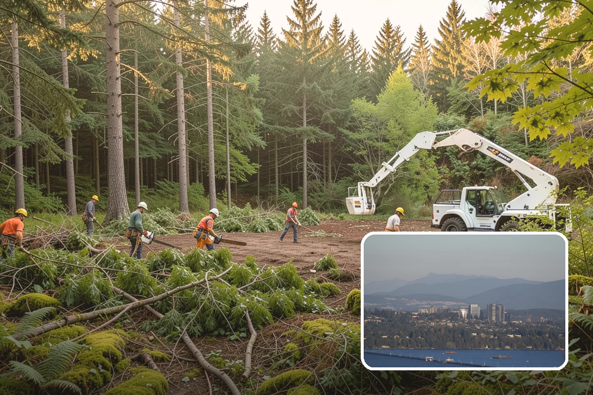 View Enhancement Pruning in Medina, King County, WA - Improves tree structure, health, and appearance