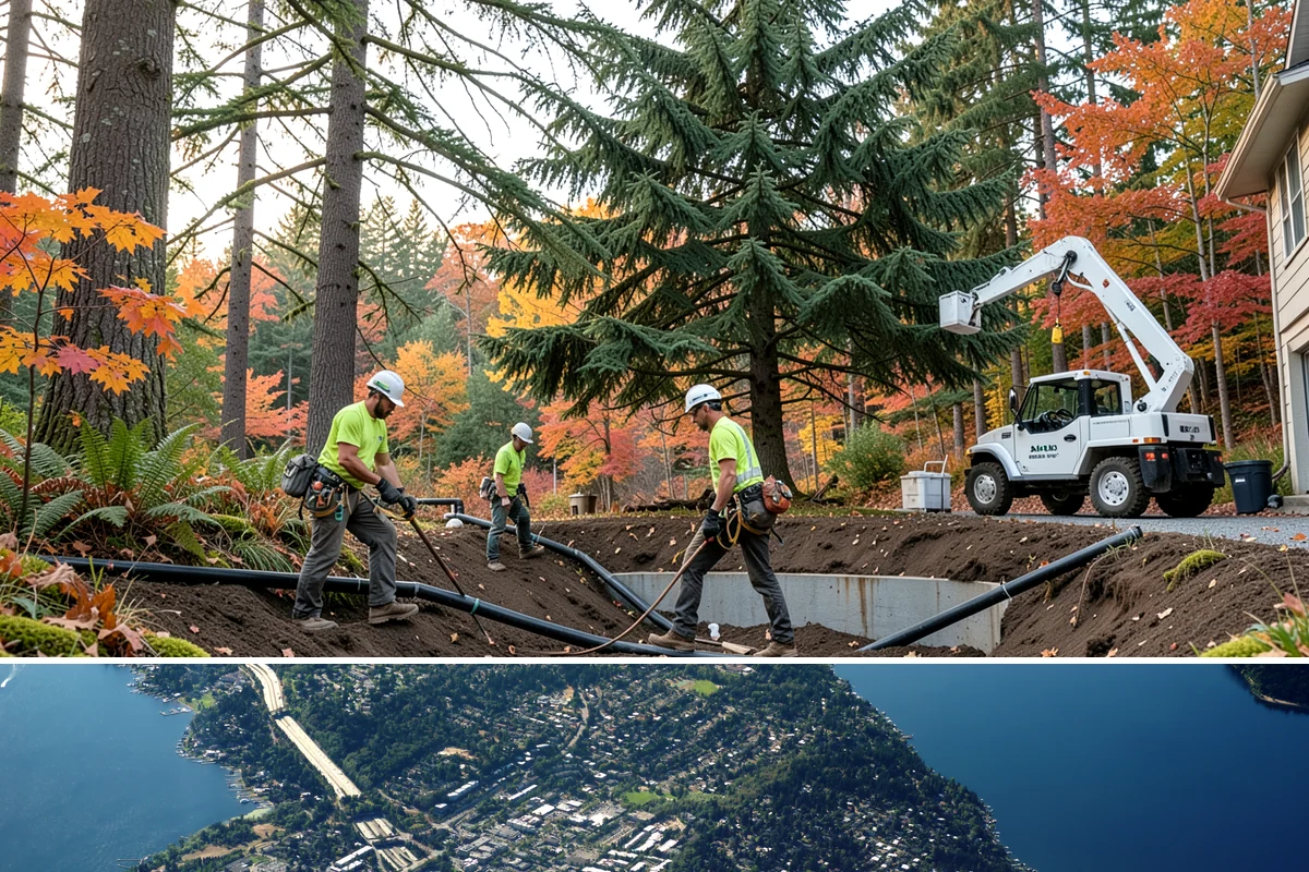 View Enhancement Pruning in Mercer Island, King County, WA - This selective pruning should be timed to match specific species sensitivities in the Puget Sound climate while ensuring cuts are...