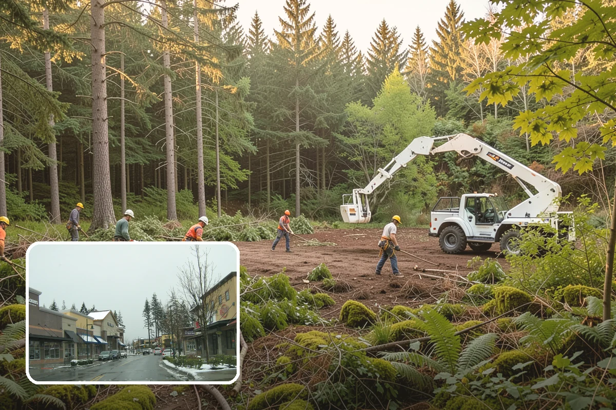 View Enhancement Pruning in Mill Creek, Snohomish County, WA - Improves tree structure, health, and appearance