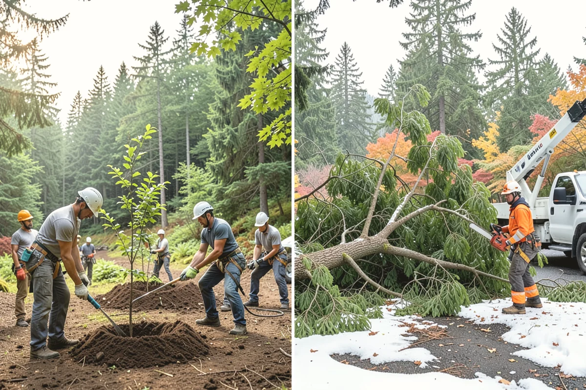View Enhancement Pruning in Mill Creek, Snohomish County, WA - Assess canopy condition and pruning objectives