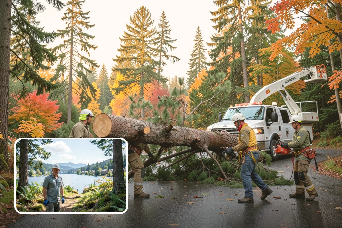 View Enhancement Pruning in Milton, King County, WA - Improves tree structure, health, and appearance