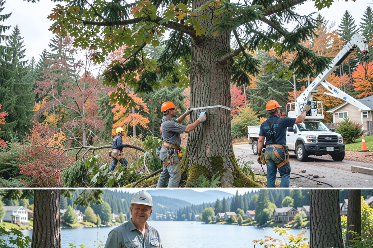 View Enhancement Pruning in Milton, King County, WA - This selective pruning should be timed to match specific species sensitivities in the Puget Sound climate while ensuring cuts are...
