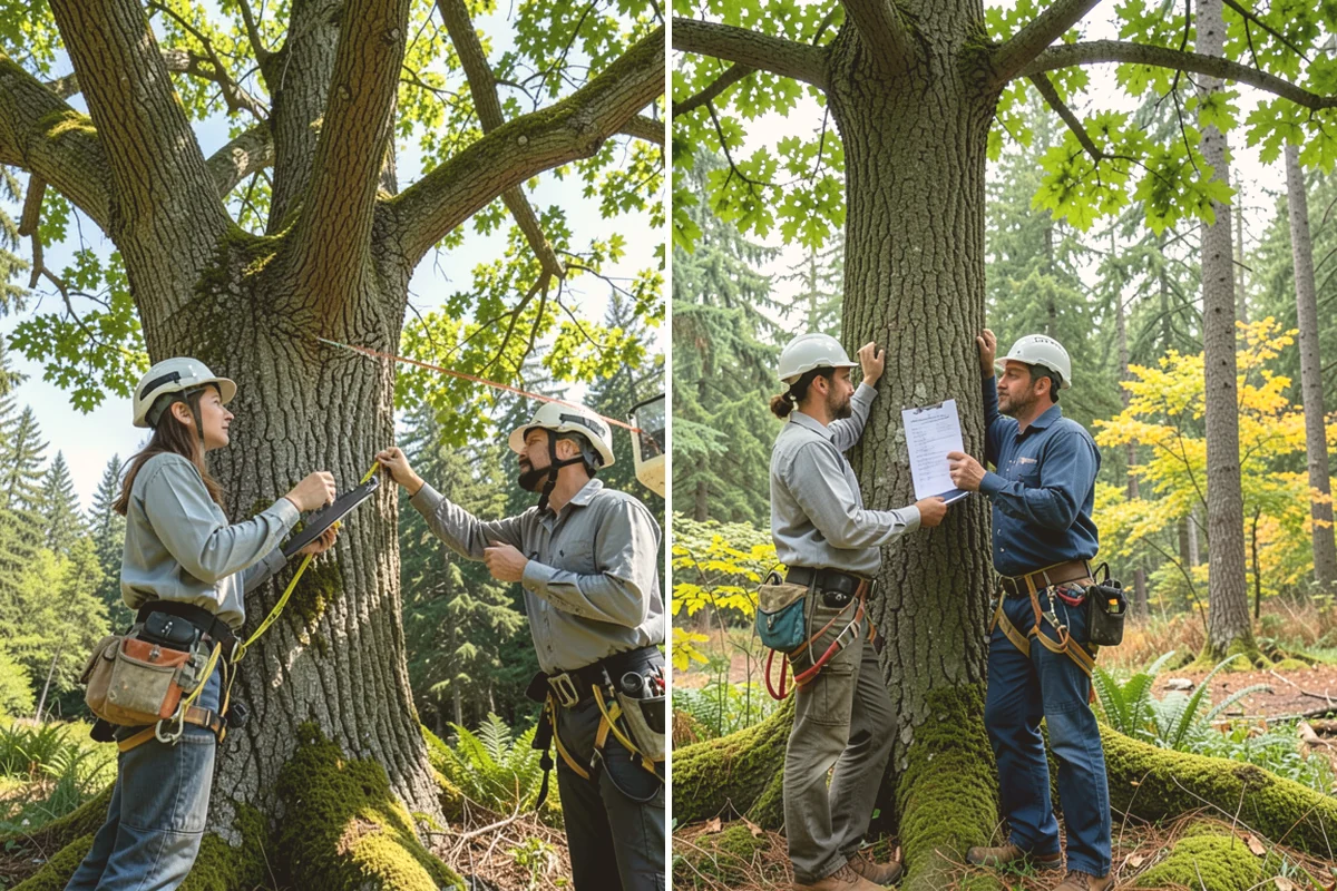 View Enhancement Pruning in Mount Vernon, Skagit County, WA - Assess canopy condition and pruning objectives