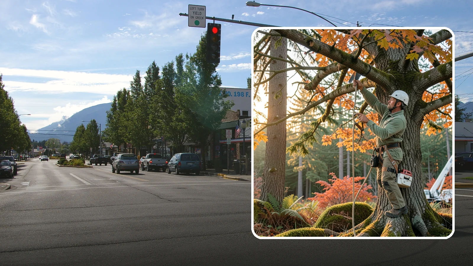 View Enhancement Pruning in North Bend, King County, WA - Selective pruning to open or improve a view while protecting tree health.