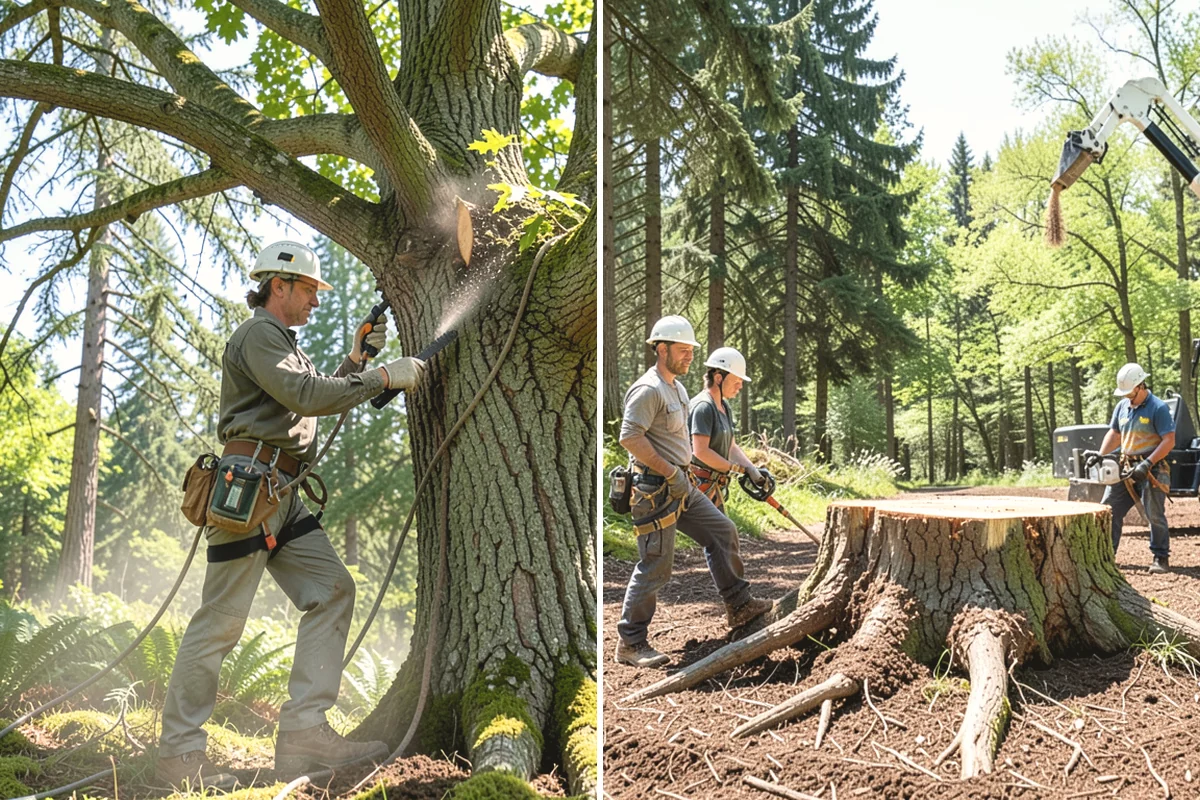 View Enhancement Pruning in Oak Harbor, Island County, WA - Assess canopy condition and pruning objectives