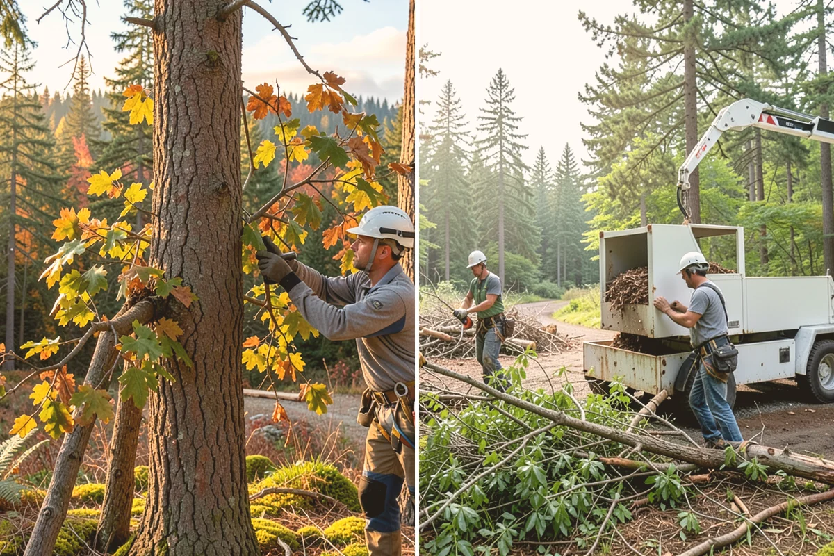 View Enhancement Pruning in Orting, Pierce County, WA - Assess canopy condition and pruning objectives