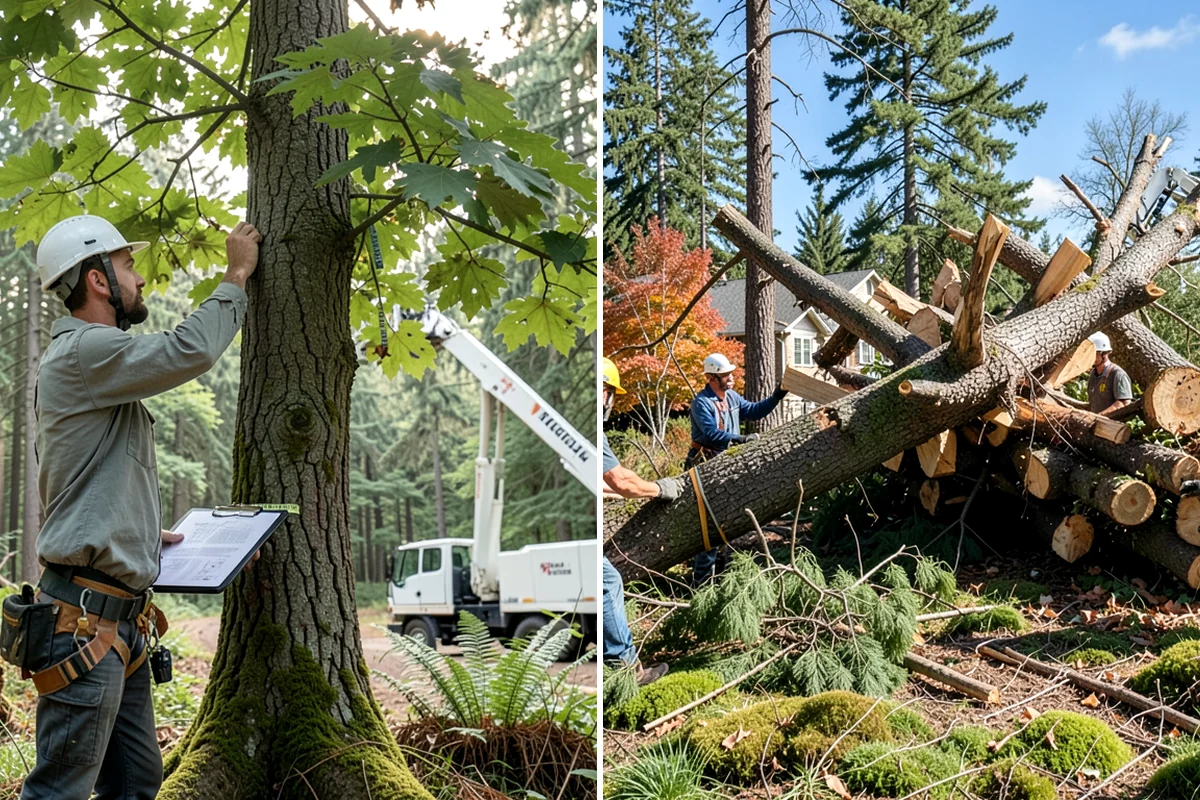 View Enhancement Pruning in Pacific, King County, WA - Assess canopy condition and pruning objectives