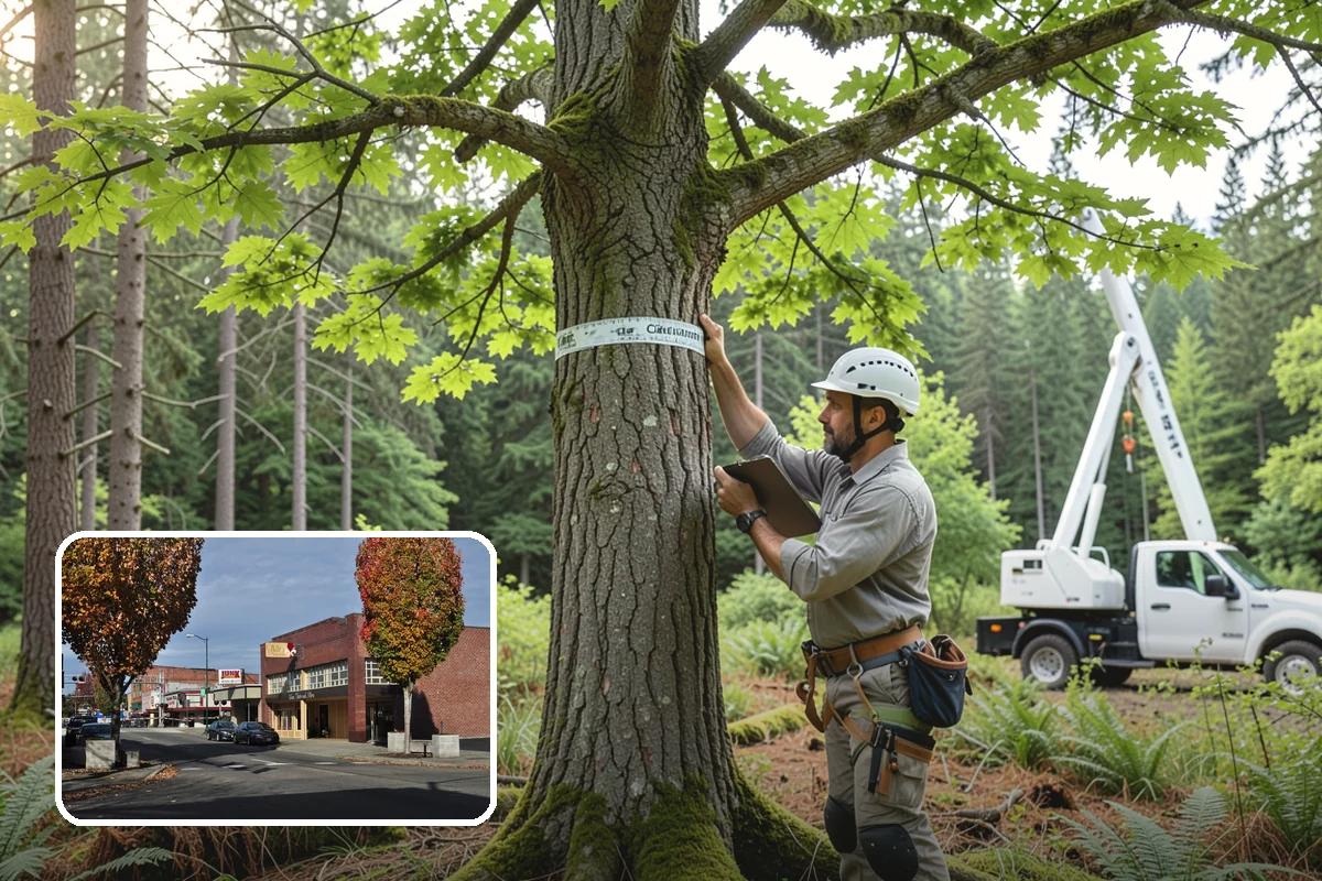 View Enhancement Pruning in Puyallup, Pierce County, WA - Improves tree structure, health, and appearance