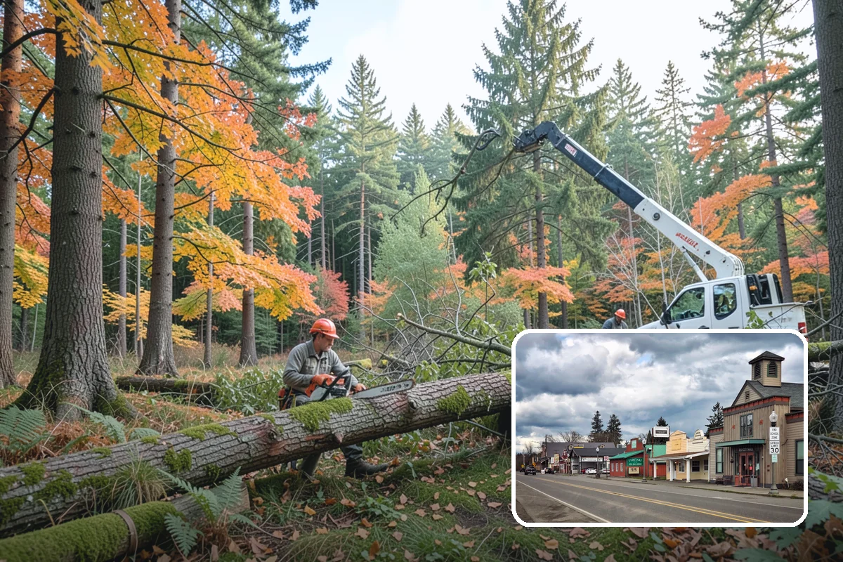 View Enhancement Pruning in Roy, Pierce County, WA - Improves tree structure, health, and appearance