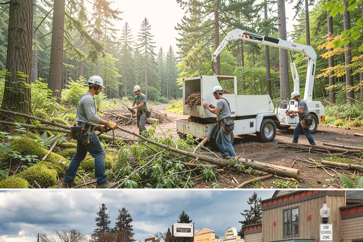 View Enhancement Pruning in Roy, Pierce County, WA - This selective pruning should be timed to match specific species sensitivities in the Puget Sound climate while ensuring cuts are...