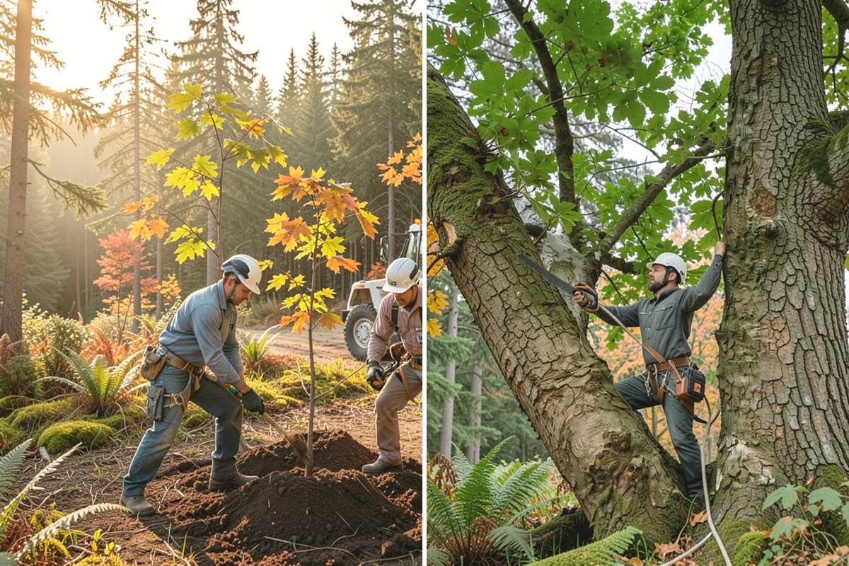 View Enhancement Pruning in Ruston, Pierce County, WA - Assess canopy condition and pruning objectives