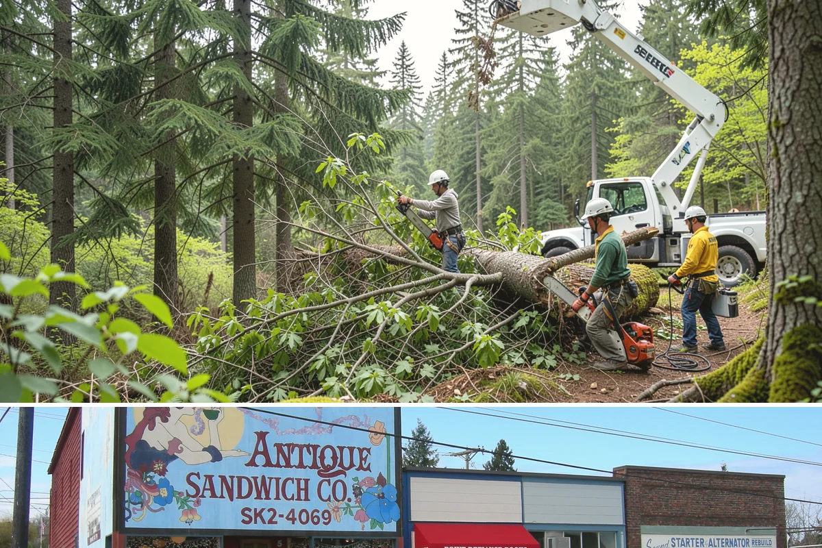 View Enhancement Pruning in Ruston, Pierce County, WA - This selective pruning should be timed to match specific species sensitivities in the Puget Sound climate while ensuring cuts are...