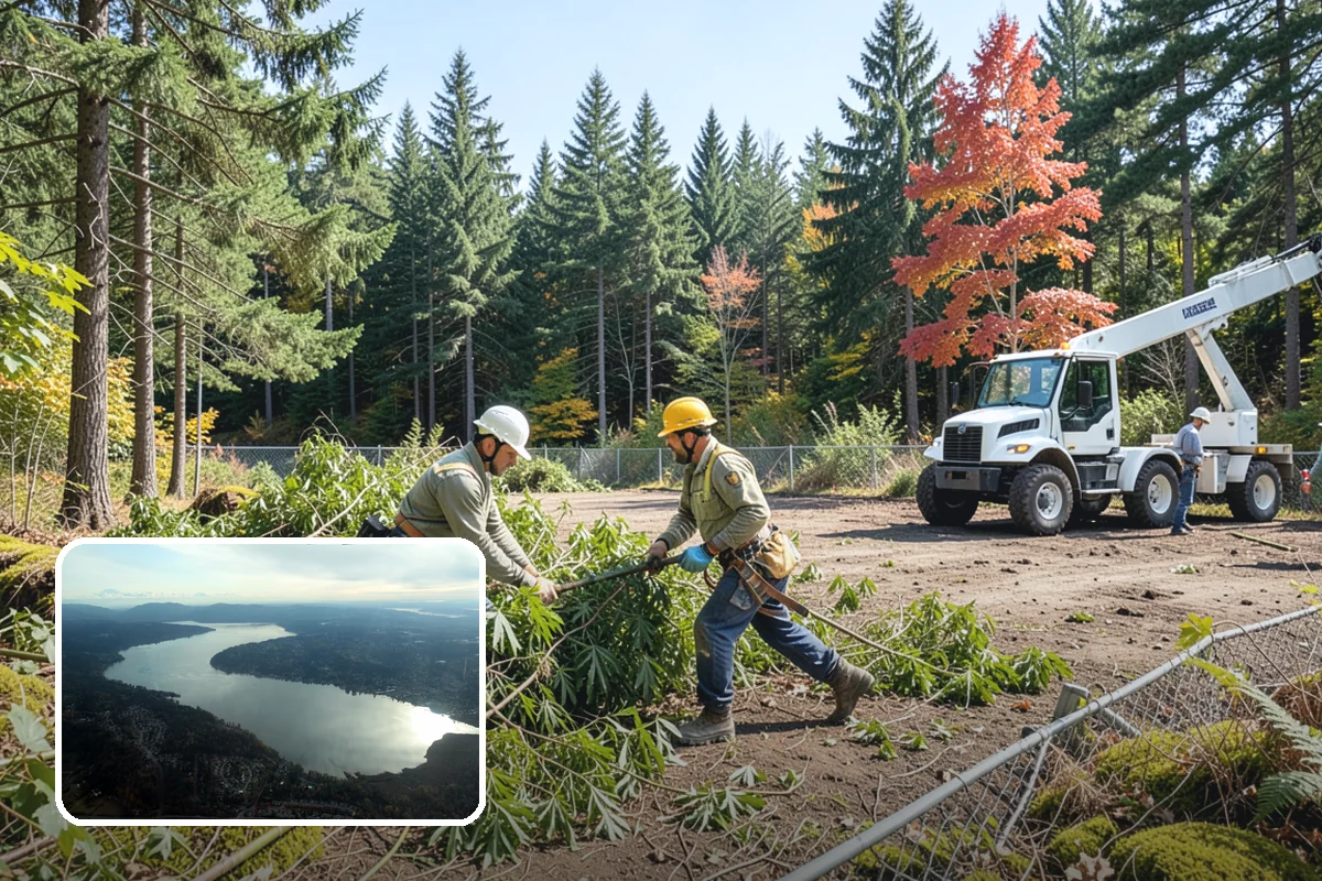 View Enhancement Pruning in Sammamish, King County, WA - Improves tree structure, health, and appearance