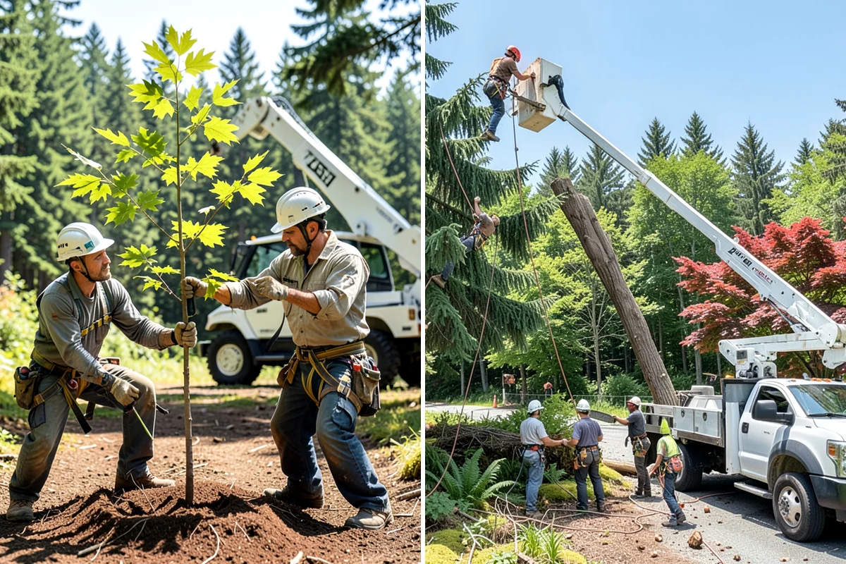 View Enhancement Pruning in SeaTac, King County, WA - Assess canopy condition and pruning objectives
