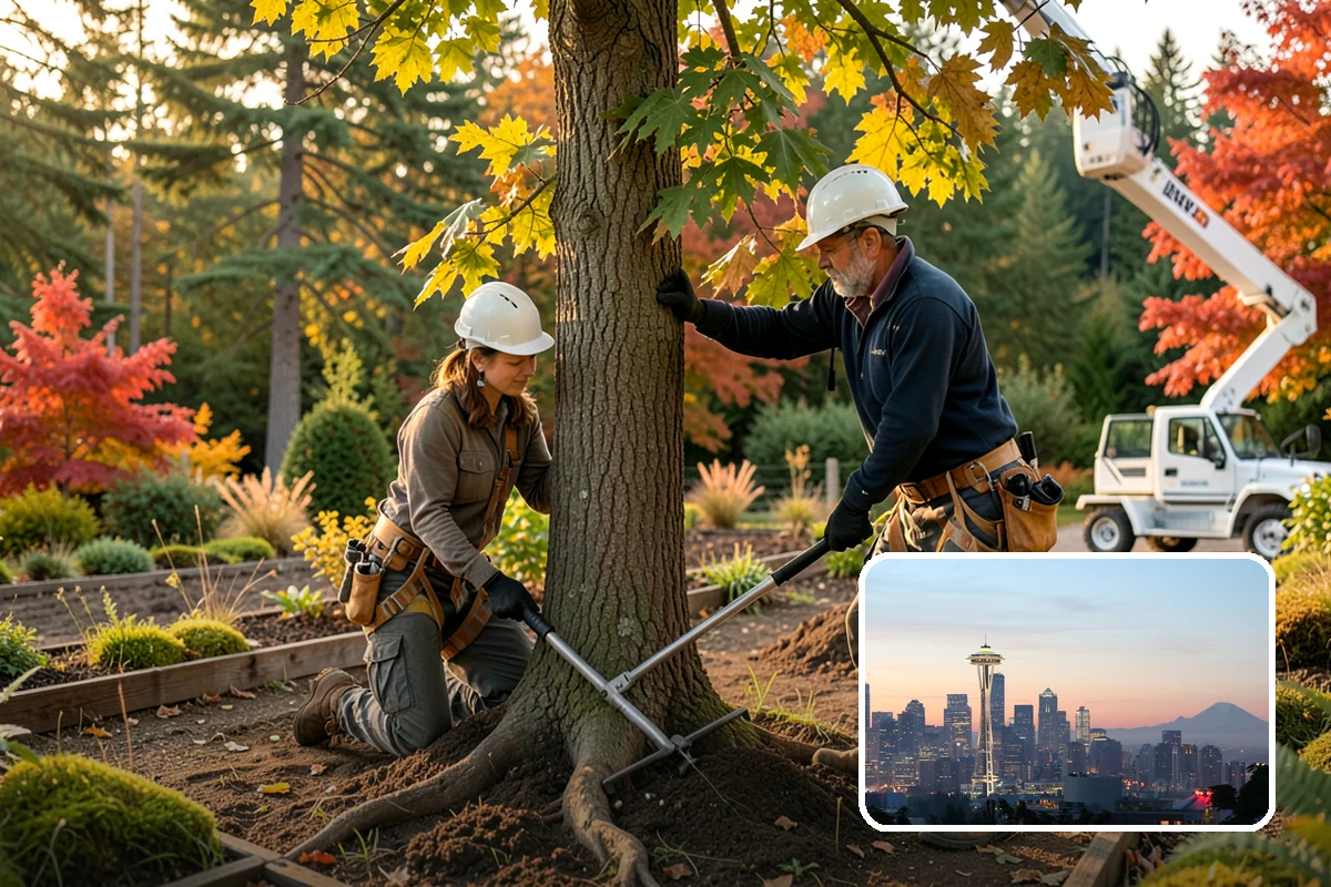 View Enhancement Pruning in Seattle, King County, WA - Improves tree structure, health, and appearance