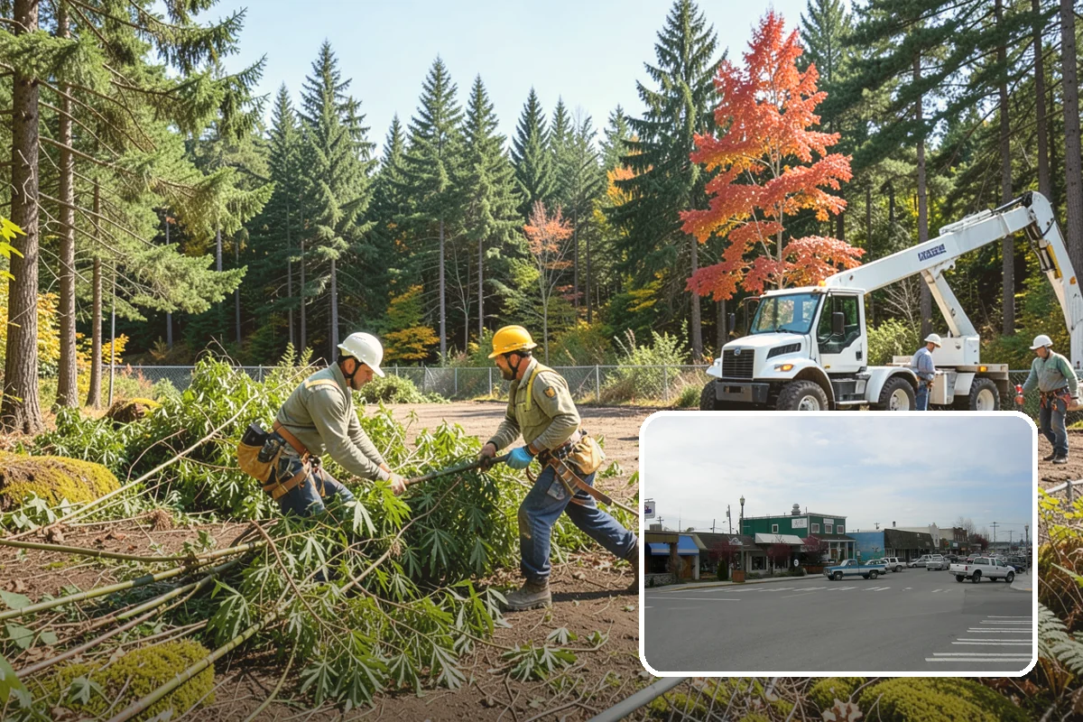 View Enhancement Pruning in Stanwood, Snohomish County, WA - Improves tree structure, health, and appearance