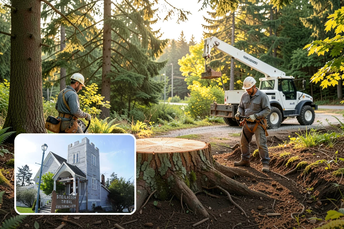 View Enhancement Pruning in Steilacoom, Pierce County, WA - Improves tree structure, health, and appearance