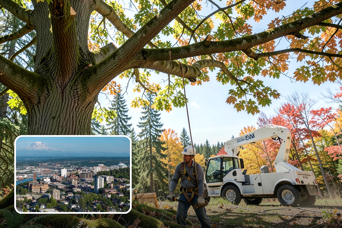 View Enhancement Pruning in Tacoma, Pierce County, WA - Improves tree structure, health, and appearance