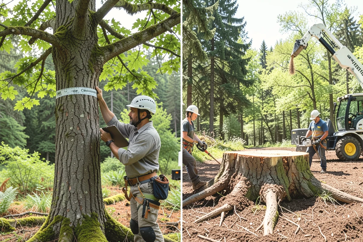 View Enhancement Pruning in Tacoma, Pierce County, WA - Assess canopy condition and pruning objectives