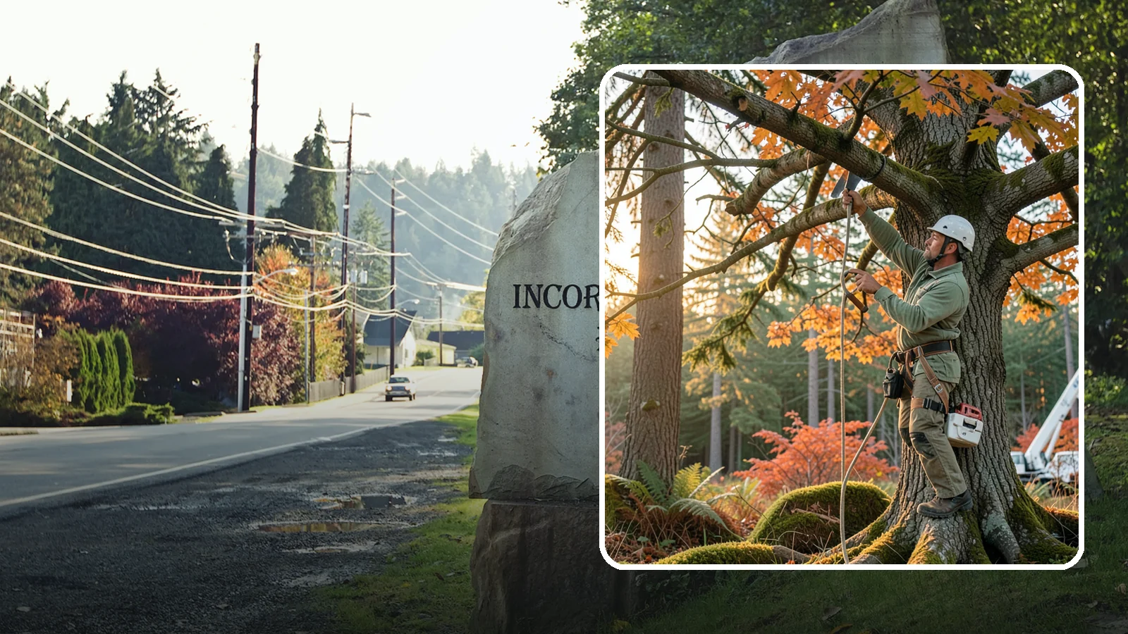 View Enhancement Pruning in Wilkeson, Pierce County, WA - Selective pruning to open or improve a view while protecting tree health.