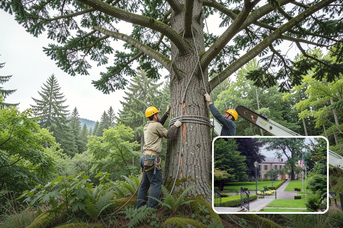 View Enhancement Pruning in Woodinville, King County, WA - Improves tree structure, health, and appearance