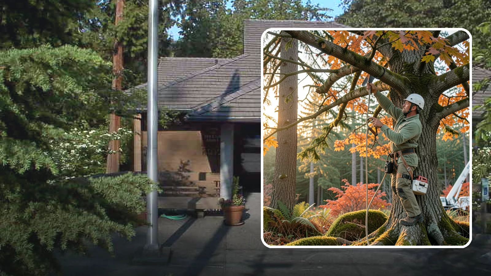 View Enhancement Pruning in Yarrow Point, King County, WA - Selective pruning to open or improve a view while protecting tree health.