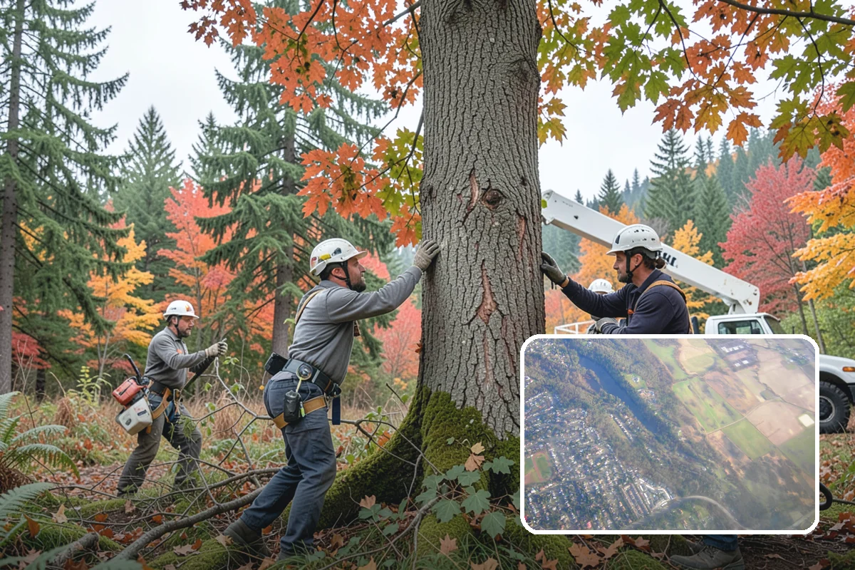 Vista pruning in Algona, King County, WA - Improves tree structure, health, and appearance