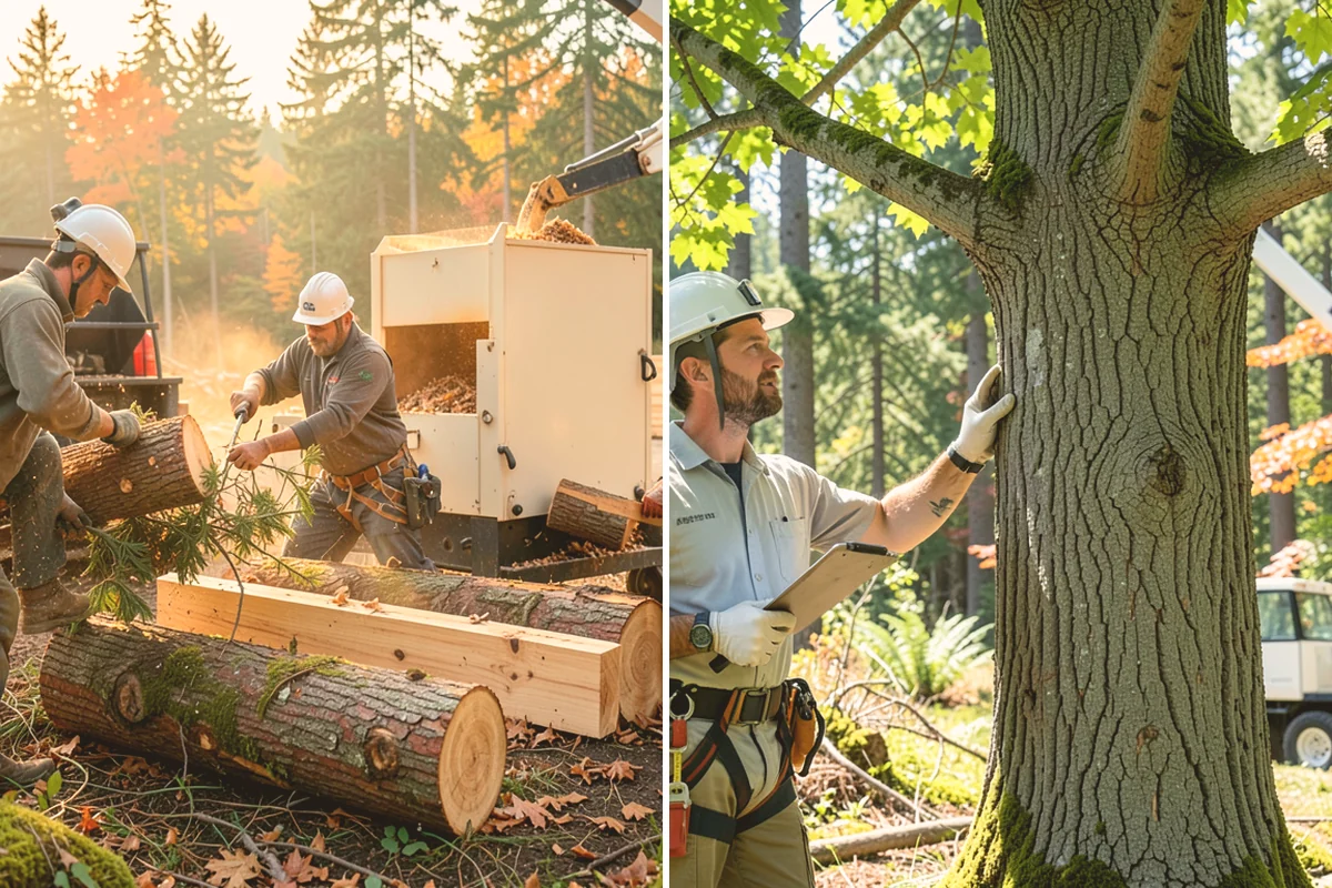 Vista pruning in Algona, King County, WA - Assess canopy condition and pruning objectives