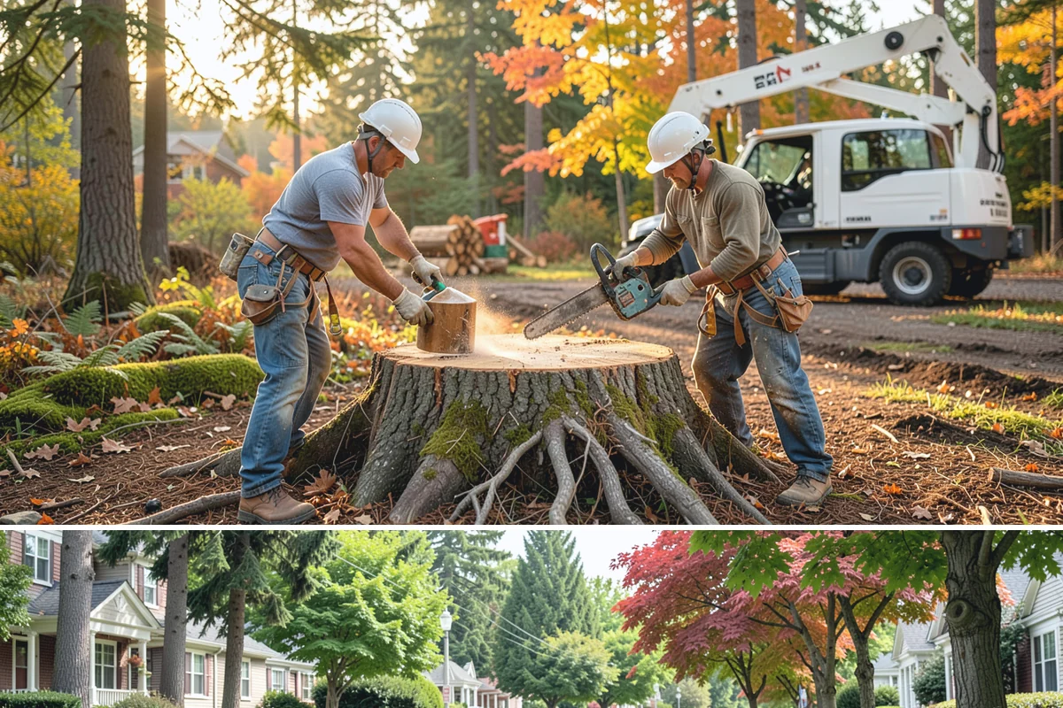 Vista pruning in Beaux Arts Village, King County, WA - Work timing follows recognized arboricultural standards matched to specific tree species and seasonal conditions in the Puget...