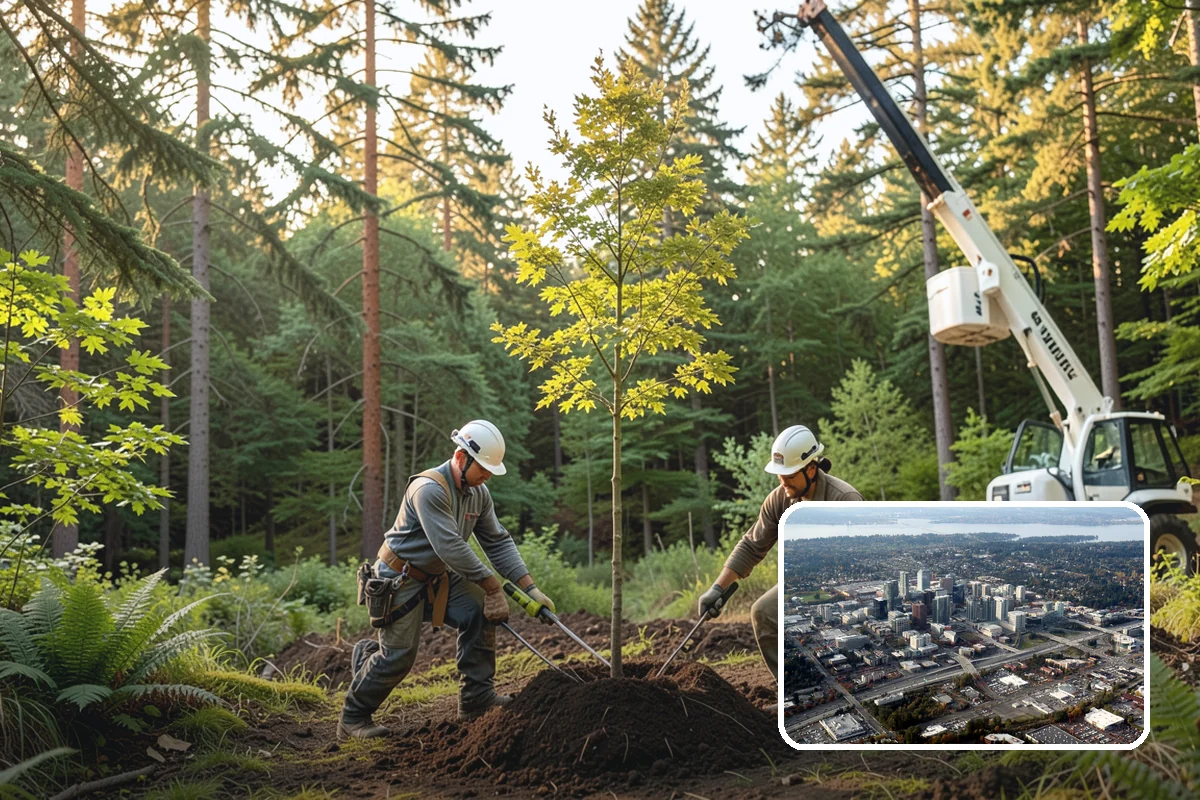 Vista pruning in Bellevue, King County, WA - Improves tree structure, health, and appearance