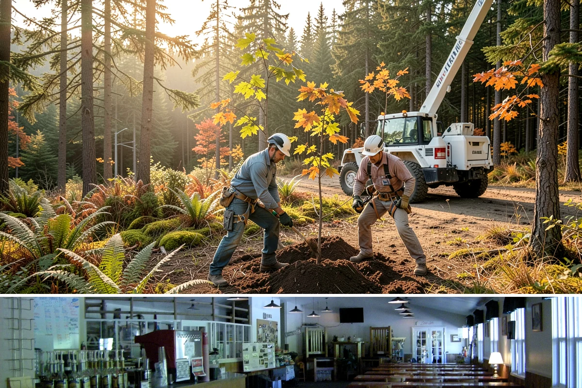 Vista pruning in Black Diamond, King County, WA - Work timing follows recognized arboricultural standards matched to specific tree species and seasonal conditions in the Puget...