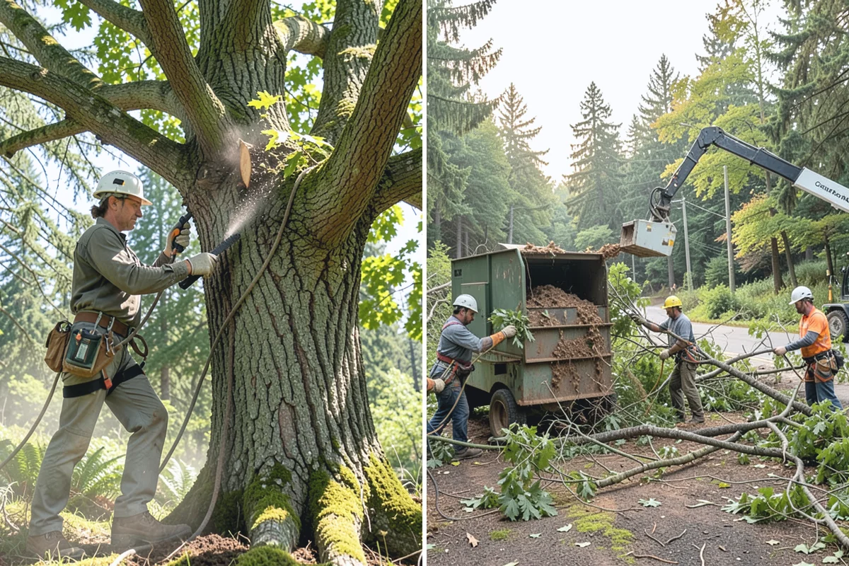Vista pruning in Bonney Lake, Pierce County, WA - Assess canopy condition and pruning objectives