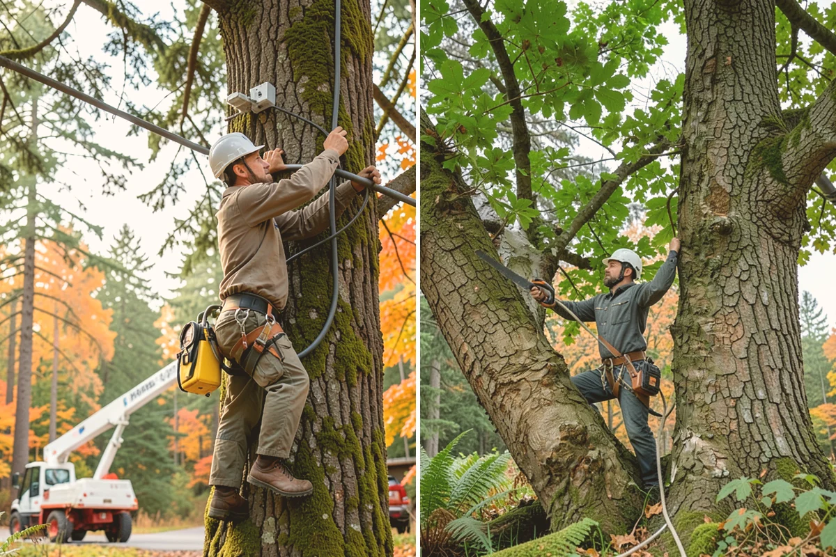 Vista pruning in Bothell, King County, WA - Assess canopy condition and pruning objectives