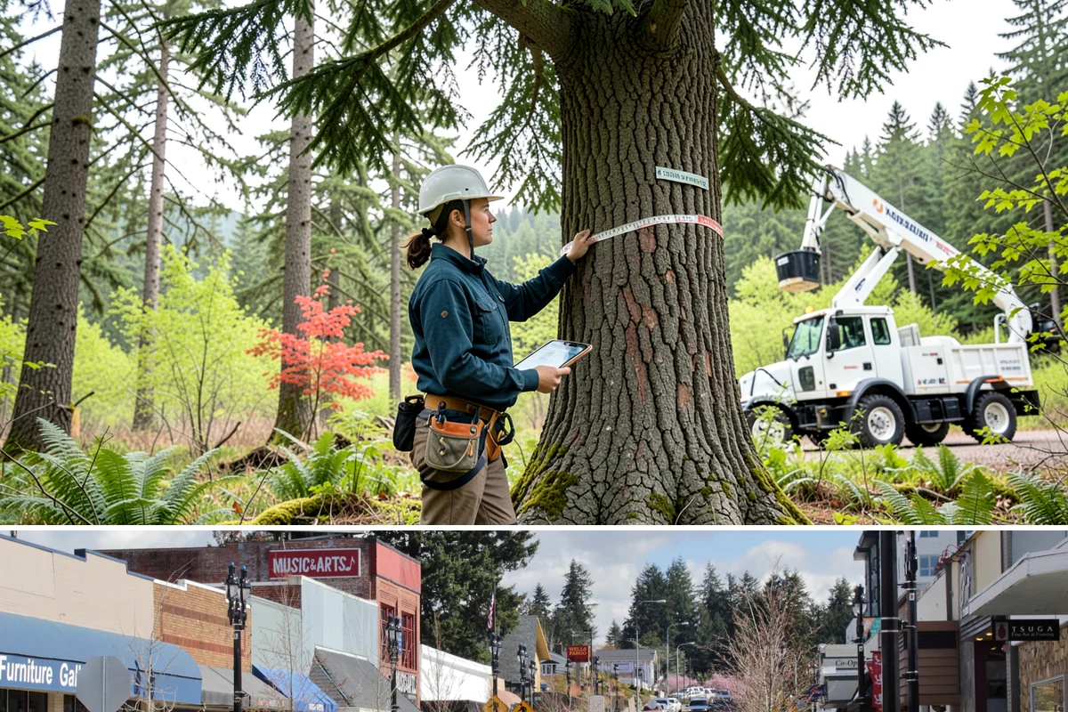 Vista pruning in Bothell, King County, WA - Work timing follows recognized arboricultural standards matched to specific tree species and seasonal conditions in the Puget...