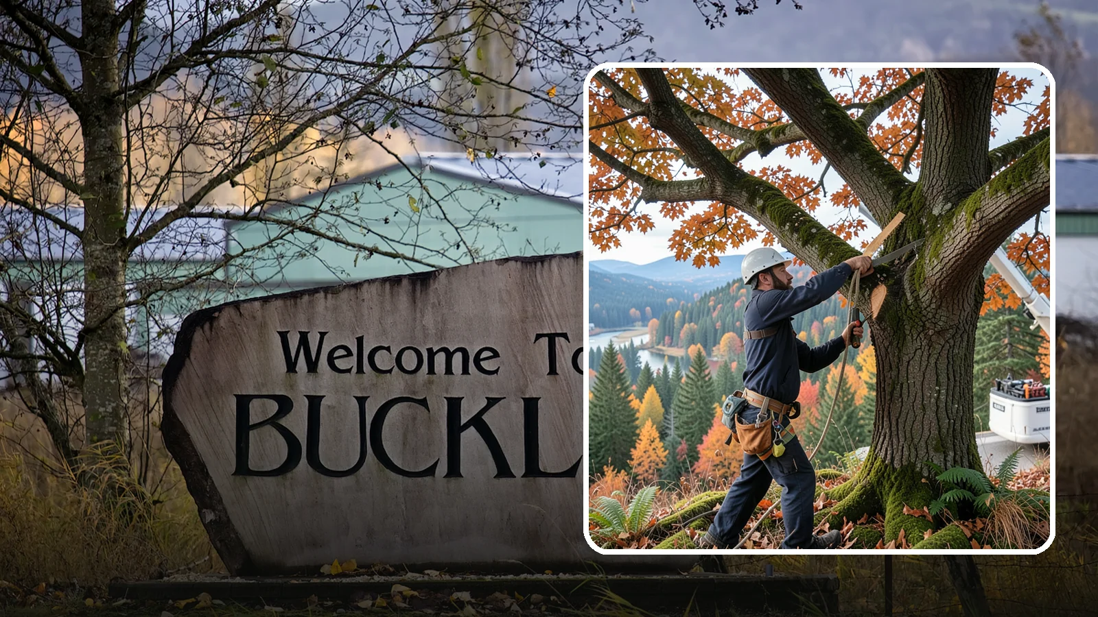 Vista pruning in Buckley, Pierce County, WA - Selective pruning to open or improve a view.