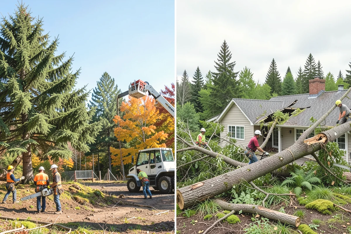 Vista pruning in Burien, King County, WA - Assess canopy condition and pruning objectives