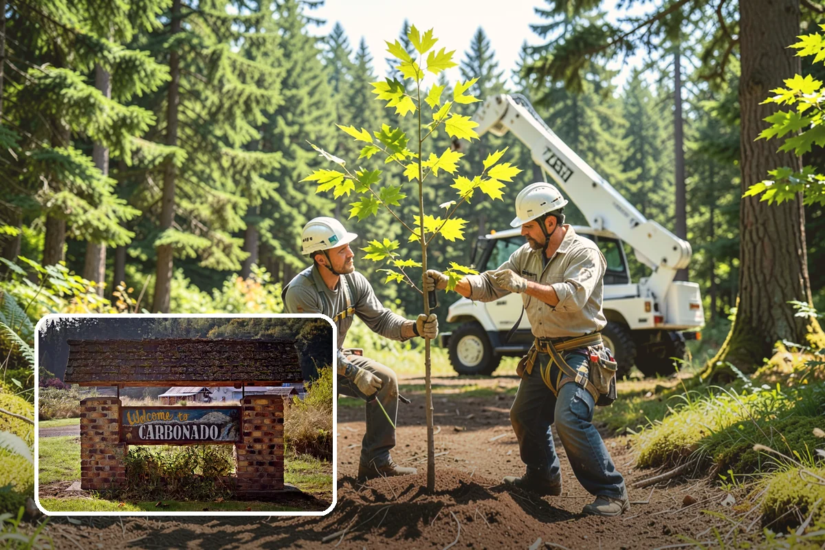 Vista pruning in Carbonado, Pierce County, WA - Improves tree structure, health, and appearance