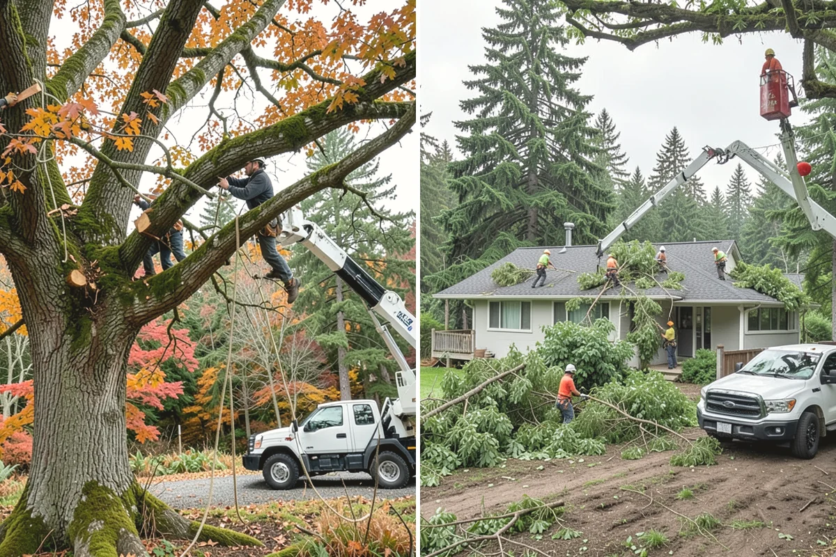 Vista pruning in Carbonado, Pierce County, WA - Assess canopy condition and pruning objectives