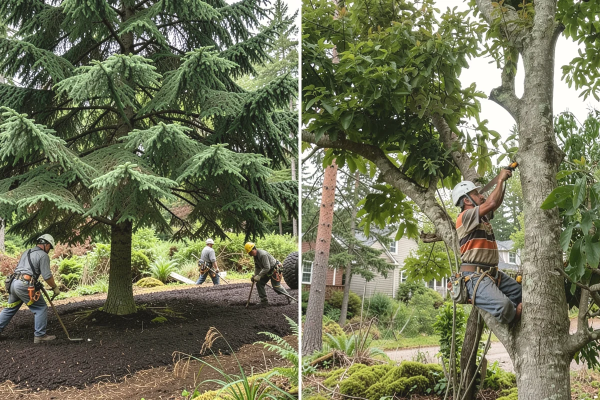 Vista pruning in Carnation, King County, WA - Assess canopy condition and pruning objectives