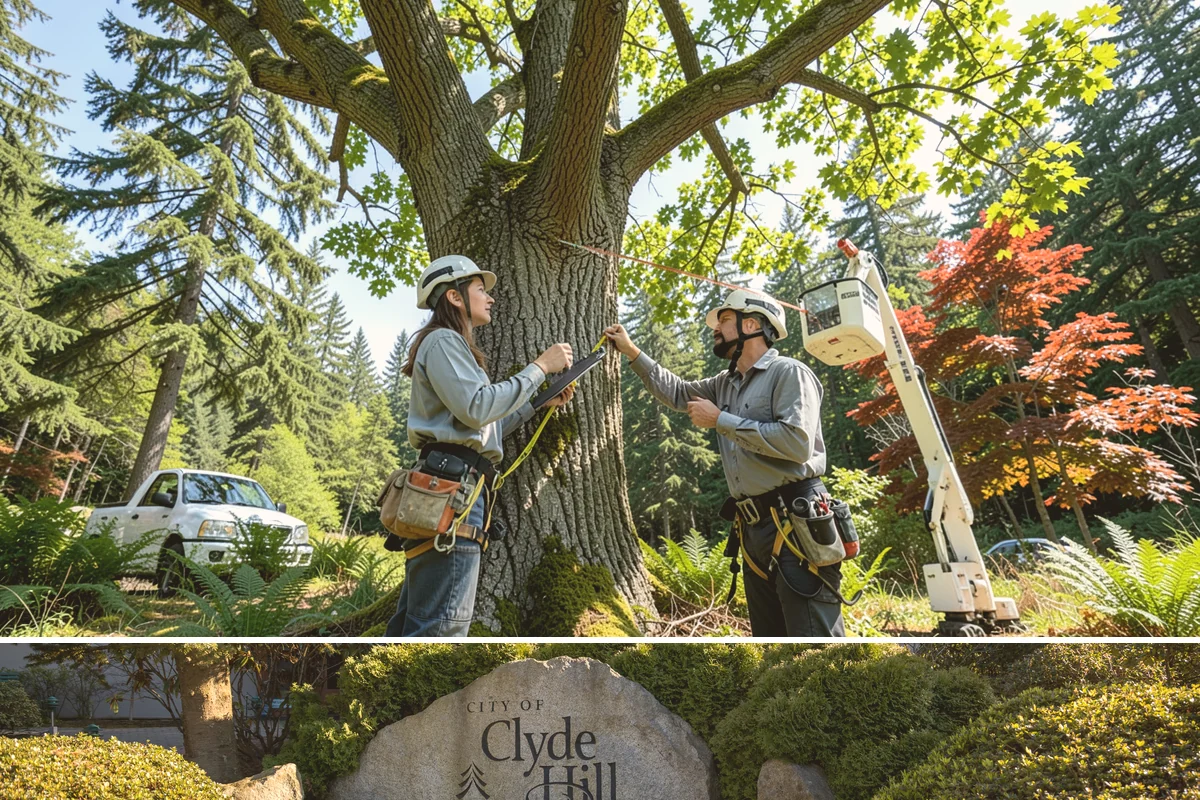 Vista pruning in Clyde Hill, King County, WA - Work timing follows recognized arboricultural standards matched to specific tree species and seasonal conditions in the Puget...
