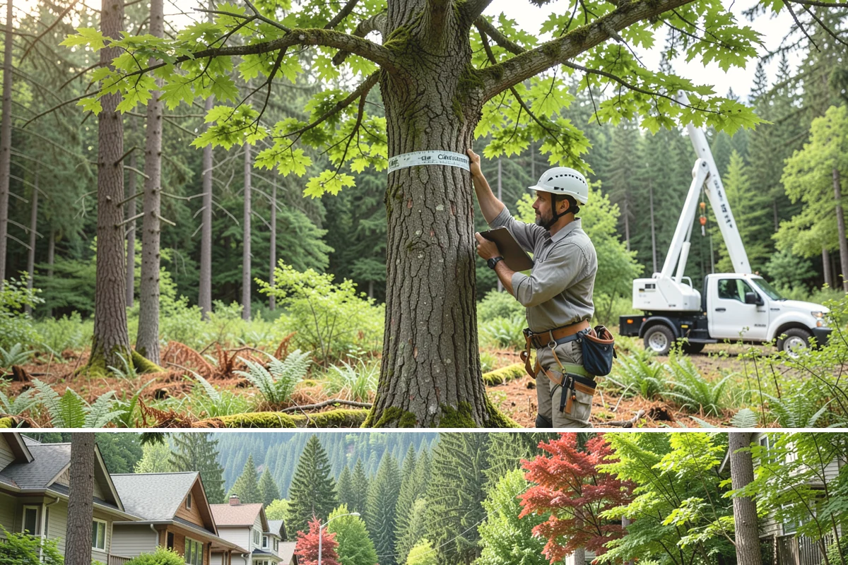 Vista pruning in Darrington, Snohomish County, WA - Work timing follows recognized arboricultural standards matched to specific tree species and seasonal conditions in the Puget...