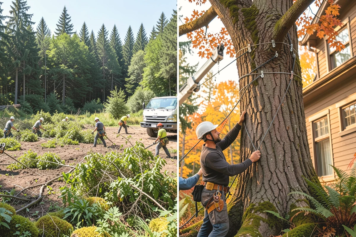 Vista pruning in Duvall, King County, WA - Assess canopy condition and pruning objectives