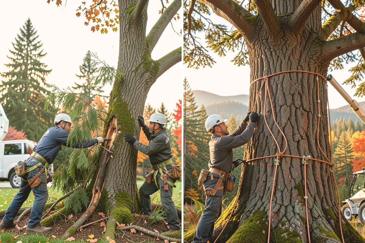 Vista pruning in Eatonville, Pierce County, WA - Assess canopy condition and pruning objectives