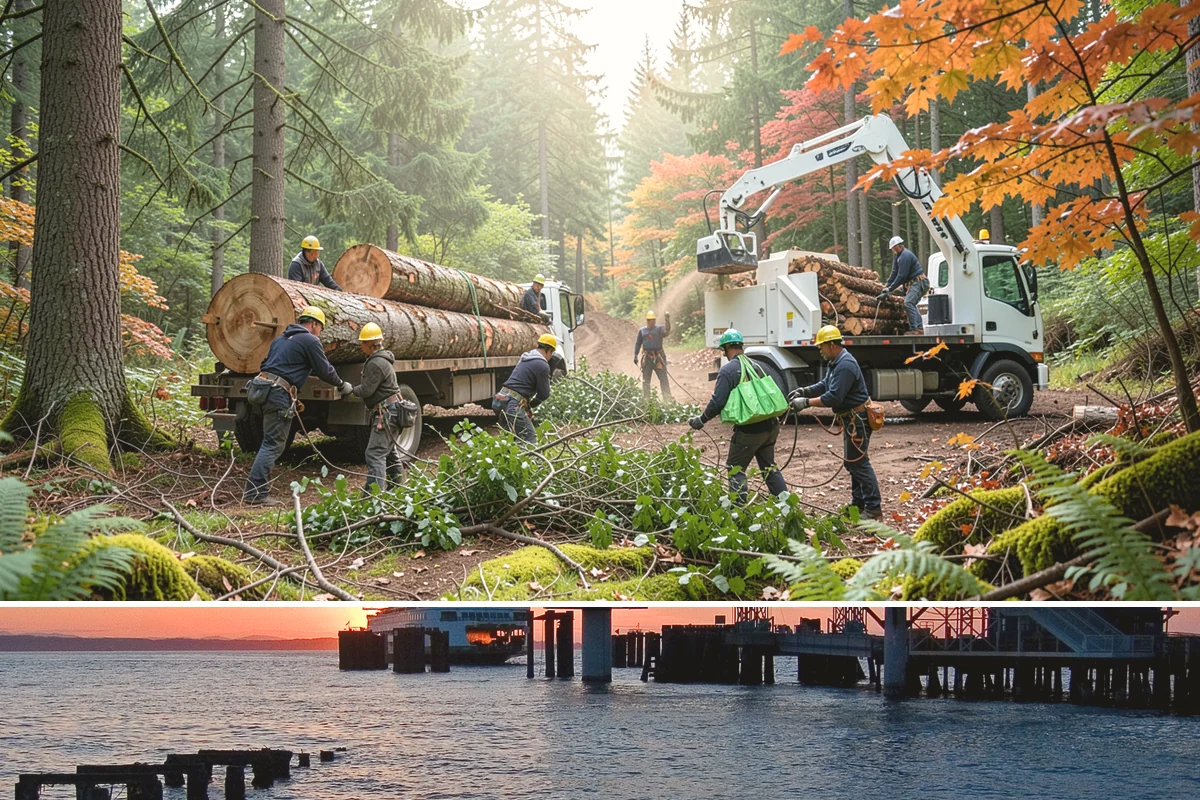 Vista pruning in Edmonds, Snohomish County, WA - Work timing follows recognized arboricultural standards matched to specific tree species and seasonal conditions in the Puget...