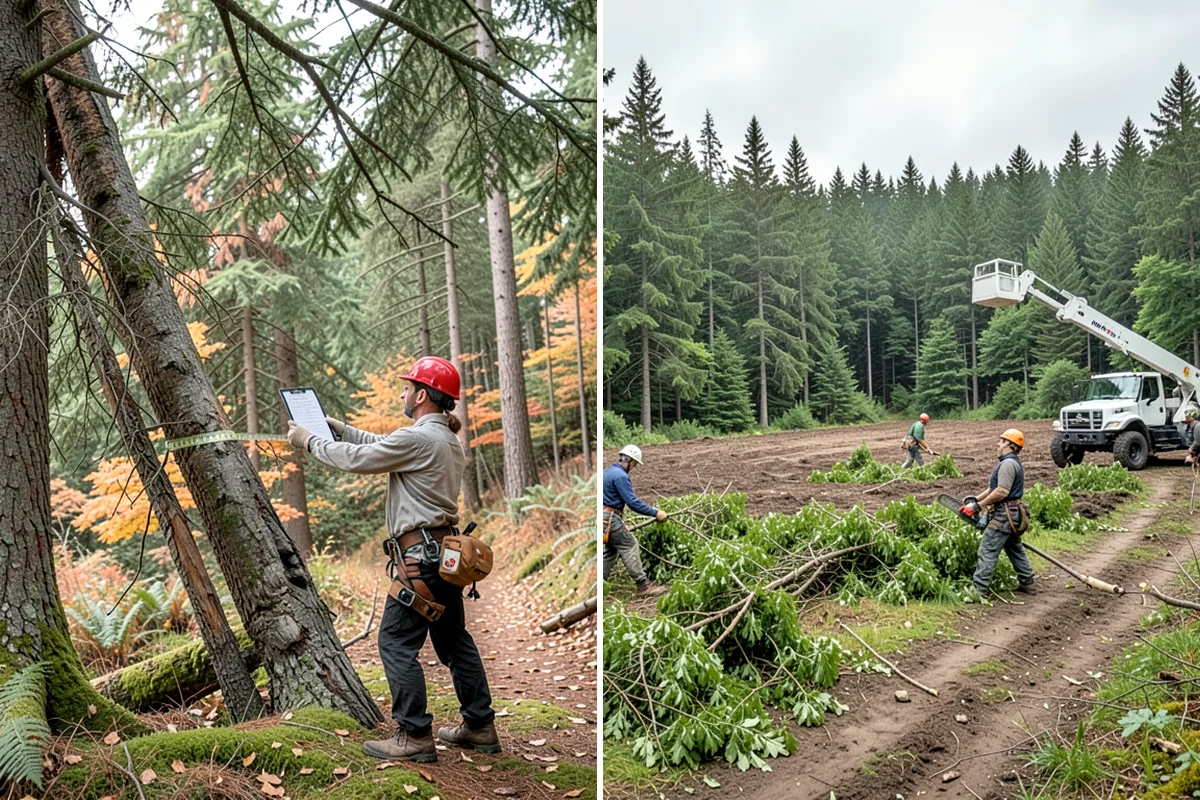 Vista pruning in Gig Harbor, Pierce County, WA - Assess canopy condition and pruning objectives